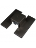 Center Feed - Black Color - Single Circuit 2 Wire Track System - Liteline CF6108-BK
